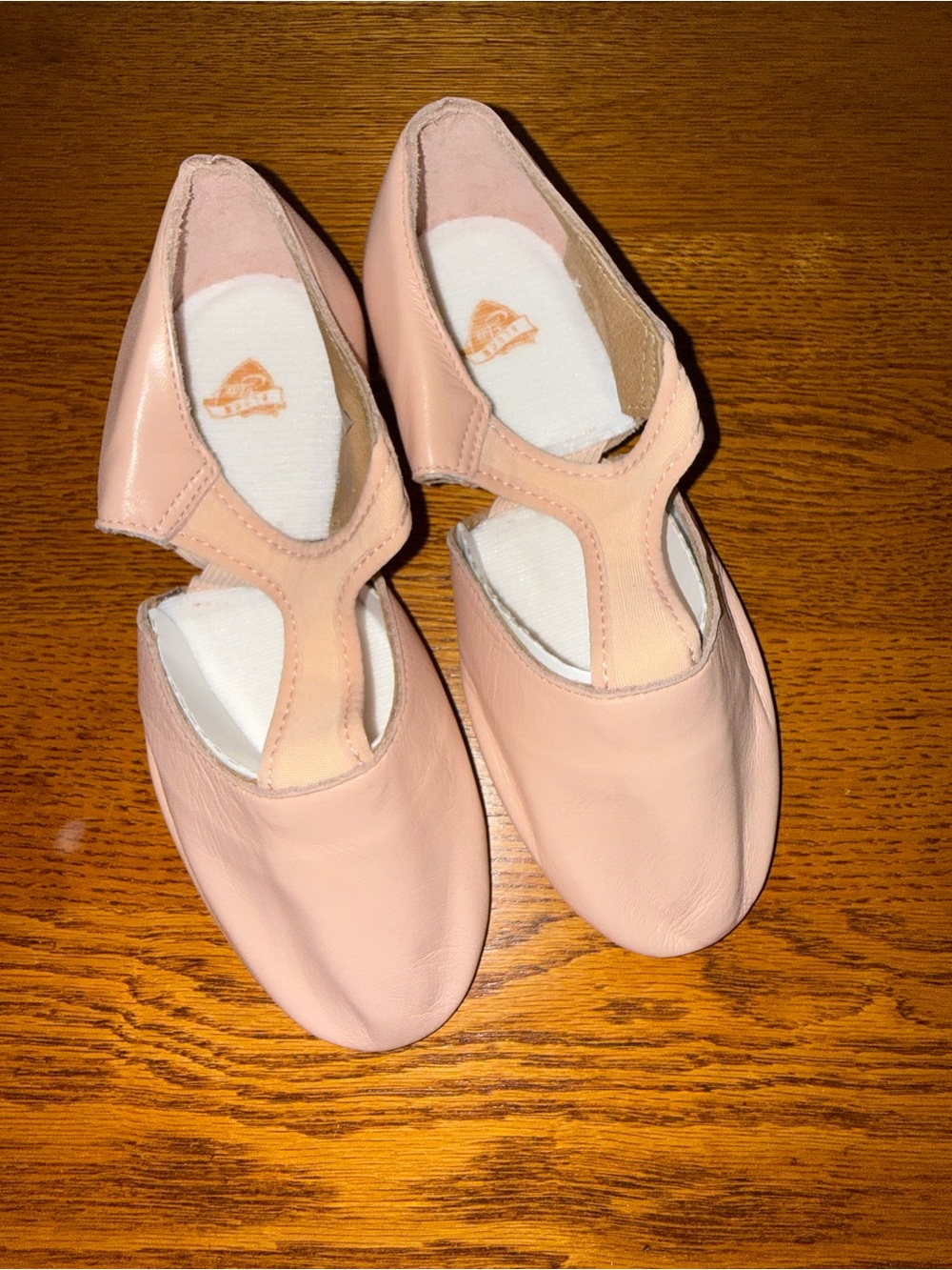Bloch Blush Pink T‑Strap Dance Flats